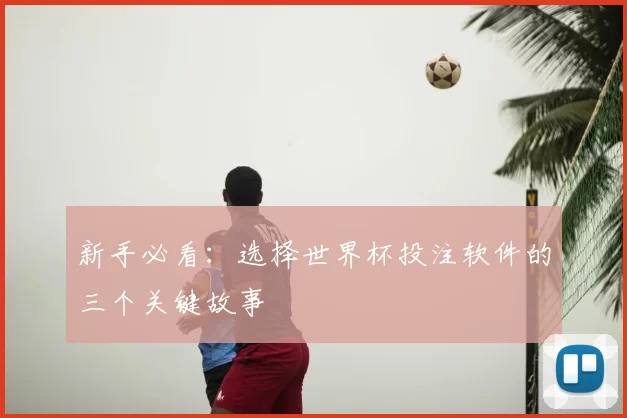 新手必看：选择世界杯投注软件的三个关键故事
