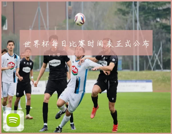 世界杯每日比赛时间表正式公布